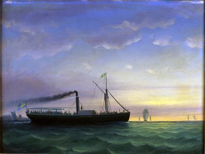 Passenger Steamship ESAIAS TEGNER by Per Wilhelm Cedergren